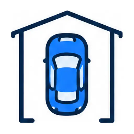 Schematic: 1-car garage