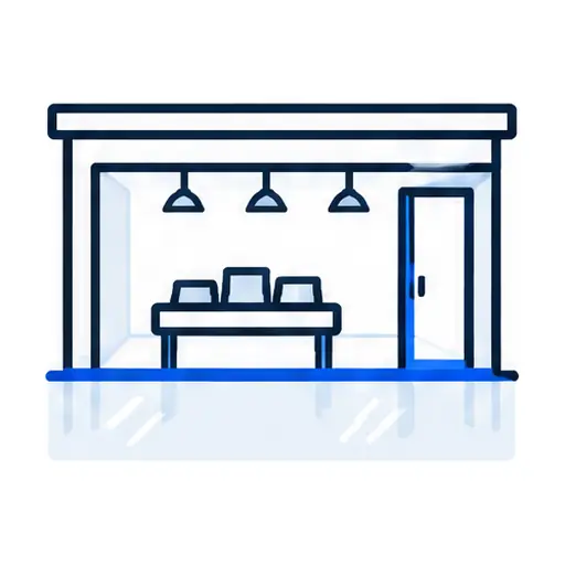 Schematic: Retail store or showroom