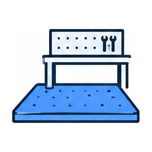 Schematic icon: Solid Color Epoxy Garage Floor